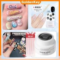 ราคา สต๊อกพร้อม ของขวัญฟรี vinimay Poking Glue ผลิตภัณฑ์ใหม่ ยาทาเล็บสีดำและสีขาว กาวติดเล็บ กาวติดรูลูกไม้แบบคลื่น กาวเนื้อสัมผัส วัสดุคุณภาพสูง ใช้งานง่าย RichServX GoldenKey (41310384107)