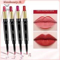 ราคา ในสต็อก YZS 2 in 1 Double headed Lip Pencil Waterproof Long Lasting Lip Pencil Women 39 s ลิปเมคอัพ (26343198897)