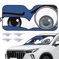 ราคา การ์ตูนตารถ SunShade กระจกพับฉนวนกันความร้อนสามชั้นบังแดดโดยถ้วยดูดบล็อก UV Rays Sun dadwenth (51451025833)