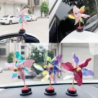ราคา รถกังหันลมเลเซอร์ที่มีสีสันมินิกังหันลมเครื่องประดับรถจักรยานยนต์จักรยานรักษาอุปกรณ์ยานพาหนะ พ่อ (49300312538)