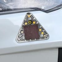 ราคา ไฟเตือนรถยนต์สามเหลี่ยมพลังงานแสงอาทิตย์รถกลับนําโคมไฟติดตั้งง่ายไฟท้ายยานยนต์สําหรับรถกระบะ รถบ้าน ซีดาน ใช่ (42520533087)