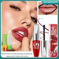 ราคา มีสินค้า สต๊อกพร้อมส่ง ของขวัญฟรี ลิปสติกเนื้อแมตต์สีชมพูแบบลอกออก Qiciy 4 สีติดทนนาน กันน้ำ RichServX ServeGoodX (40810835228)