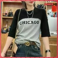 ราคา Plus size เสื้อผ้าสาวอวบ เสื้อยืดสาวอวบอ้วน ไซส์ใหญ่ ผู้หญิง ทรงหลวม แขนสั้น คอกลม ฤดูร้อน สไตล์เกาหลีแฟชั่น (41875567735)