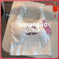 ราคา เสื้อสายเดี่ยว เข้ารูป พิมพ์ลายคิตตี้ สวยงาม สําหรับผู้หญิง (29885682617)