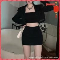 ราคา กระโปรงยาวครึ่งตัว เอวสูง เข้ารูป เซ็กซี่ สีดํา ชุดเดรสกระโปรง เอวสูง ผ้ายืด เซ็กซี่ สีพื้น สไตล์เกาหลี สําหรับสตรี (42573036737)