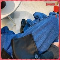 ราคา กระโปรงยีนยาว เอวสูง ทรงหลวม ขนาดใหญ่ สไตล์เกาหลี 2023 (40372998642)