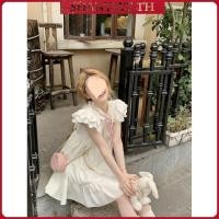 ราคา ชุดทํางานสาวอวบ ชุดทํางานผู้หญิง Maji Maji Dream Island Love Letter ชุดนางฟ้าแขนบินขนาดเล็กลูกไม้ฤดูร้อนสีขาวนวล (42373762798)