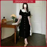 ราคา ชุดเดรสกระโปรง ทรงเอ แขนสั้น คอวี แบบเย็บติดกัน สีดํา สีขาว สไตล์ฝรั่งเศส เหมาะกับฤดูร้อน สําหรับสตรี (40022924759)