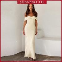 ราคา ชุดเดรสหางปลาสไตล์ลดอายุของผู้หญิงหวานหนึ่งไหล่เอวสูง (41373660312)