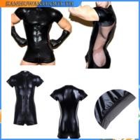 ราคา ชุดจั๊มสูท บอดี้สูท หนัง มีซิป สั้น ลายเสือดาว สําหรับผู้ชาย (28681731663)