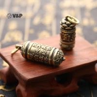 ราคา V P พวงกุญแจทองเหลืองพระพุทธรูป GuanYin แขวนกล่องยากรณียาขวดคอนเทนเนอร์ (55601135211)