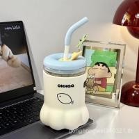 ราคา Breeze Cup Cat Claw ถ้วยชาแยกน้ําแก้วแบบพกพาทนอุณหภูมิสูงถ้วยฟาง 520ML สาวสนุกน่ารักถ้วยน้ํามูลค่าสูงถ้วยกลางแจ้งสํานักงาน ZY2U (42512626131)