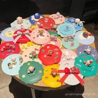 ราคา Breeze Cup 50 Styles Starbucks silicone cup lid cartoon sakura bear pattern dustproof NIFW (41763252084)