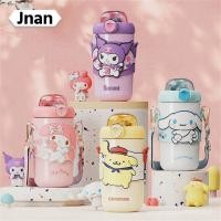 ราคา Jnan460ml Sanrio 316 Stainless Steel Thermos Cup KT Mylody Water Bottle With Adjustable Strap PV Cover Food Grade Kawaii Kuromi Silicone Straw Cup Gift For Kid Student (29834792069)