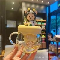 ราคา Breeze Cup Starbucks coffee mug cute little bee pattern 410 ml UFPN (27839941879)
