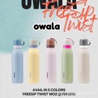 ราคา Breeze Cup 7 Styles Oval Free Zip 24oz 710ml Twist Insulated Stainless Steel Water Bottle with Straw Double Drink Straw Insulated Cup Outdoor Sports Portable Kettle Direct Drinking (44057623997)