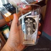 ราคา Breeze Cup Starbucks Tumbler Cup clear glass cold drink cup Starbucks Coffee Drinking Cup 473ml 500ml 591ml MIIS (42963246631)