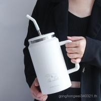 ราคา Snoopy Hot Water Bottle Cup 1500ml Large Capacity Water Cup with Stainless Steel Straw Student Hot Water Bottle Cup ZPHC (40556446590)