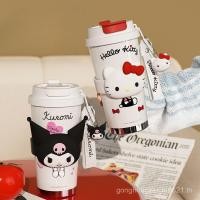 ราคา Breeze Cup Ready Stock Hello Kitty Co Branded New Style Thermos Kuromi Coffee Cup Sanrio Straw Cup Ceramic Water Bottle with Liner V94Z (41306305113)