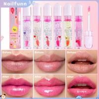 ราคา มีสินค้า Kristen Leanne Flower Lip Oil Water Mirror Light ลิปกลอสให้ความชุ่มชื้น ลิปบาล์มบำรุงริมฝีปาก ลิปบาล์มเปลี่ยนสีง่าย ติดทนนาน แต่งหน้า NAILFUNN (43871615190)