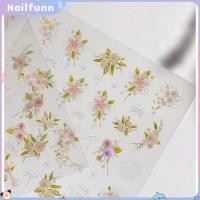 ราคา สติ๊กเกอร์ตกแต่งเล็บ ช่อดอกไม้ ตกแต่งเล็บ สวยงาม แฟลช ลายดอกไม้หวานๆ ประดับเปลือกหอย สติ๊กเกอร์ตกแต่งเล็บ อุปกรณ์ทำเล็บ สำหรับร้านทำเล็บ NAILFUNN (28834081584)