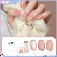 ราคา มีสินค้าพร้อมส่ง Annies Ice Transparent Jade Nude Color Nail Gel Jelly Nude Skin Color Phototherapy Glue Nail Art Manicure For Nail Shop 10ml NAILFUNN (29281729846)