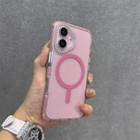 ราคา หรูหราเพชรอะคริลิใสสีรุ้งแม่เหล็กกรณีโทรศัพท์สําหรับ ไอโฟน 16 15 มือโปร สูงสุด 14 13 16บวกปลอกกล้องเลนส์ป้องกันกันกระแทกฮาร์ดปกหลังไอโฟน (42962437957)