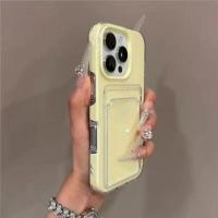 ราคา หรูหราสองในหนึ่งเดียวสีดินวุ้นการ์ดกระเป๋ากันกระแทกกรณีโทรศัพท์สําหรับ ไอโฟน 16 มือโปร สูงสุด 15 14 13 12 11 มือโปร สูงสุด ปลอกกล้องเลนส์ป้องกันป้องกันการหล่นนุ่มปกหลัง ไอโฟน (42412429619)