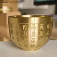 ราคา KAN ทองเหลืองบริสุทธิ์ Baifu กระบอก Feng Shui Lucky Fortune Cornucopia สำหรับห้องนั่งเล่นและเดสก์ท็อป ชามเครื่องประดับที่เขี่ยบุหรี่ขนาดเล็ก FXH (43653994611)