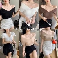 ราคา KAN Knit CropTop เสื้อครอปเปิดไหล่ไหมพรม ดีเทลทอร่อง ทรงสวยแมตช์ง่าย (25200314099)