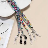 ราคา KAN สีสันข้าวลูกปัดแว่นตาโซ่คริสตัลลูกปัดแว่นตาเชือกเส้นเล็กผู้หญิง Face Mask สายคล้องคอ Anti Drop แว่นตากันแดดผู้ถือเชือก FXH (29623851619)