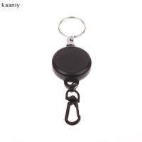 ราคา KAN Anti Lost พวงกุญแจลวดเหล็กยืดหยุ่นดึงพวงกุญแจแท็กผู้ถือบัตร Recoil เข็มขัดป้ายโลหะ Retractable Reel ID ป้ายผู้ถือ FXH (50900286515)