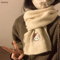 ราคา ผ้าพันคอขนสัตว์ลายลูกแมวน่ารัก สำหรับผู้หญิง ฤดูหนาว อบอุ่นและดีต่อผิว (50600219001)