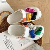 ราคา KAN Charm รองเท้า PVC ขนาดเล็ก สำหรับผู้หญิง พร้อมอุปกรณ์เสริม DIY และการตกแต่งFXH (43874639067)