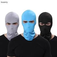 ราคา KAN 2 หลุม Balaclava รถจักรยานยนต์ Face Mask Moto หมวกกันน็อค Hood สกีคอ Full Face Shield ผู้ชาย Biker Mask FXH (43711699606)