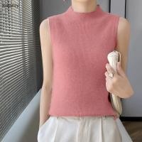 ราคา เสื้อครึ่งคอเต่าแขนกุดสำหรับสาวๆ ในสไตล์เกาหลี ดีไซน์เรียบหรู เหมาะสำหรับใส่ในฤดูร้อน (52900478297)