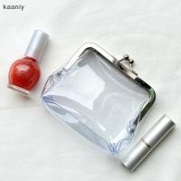 ราคา KAN Mini Money Bags Bus Card Iron Mouth Clip Credit ID Card Small Holder Transparent Coin Purse Change Purse FXH (47750204017)