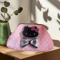 ราคา Hello Kitty และ My Melody กระเป๋าเหรียญ กระเป๋าสตางค์ขนาดเล็ก สไตล์ Kawaii จาก SanrioCreative (45050154181)