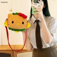 ราคา KAN Kawaii แฮมเบอร์เกอร์อเนกประสงค์กระเป๋าสะพายข้างสําหรับผู้หญิงสาวตลกการ์ตูนตุ๊กตากระเป๋าสะพายน่ารักแฟชั่นกระเป๋าสะพายข้างของขวัญ FXH (54801011390)