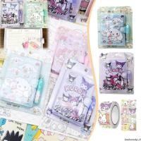ราคา Sanrio Mini Notepads Kawaii นักเรียนโน้ตบุ๊คน่ารัก Kuromi Melody เด็กสมุดภาพชุดของขวัญ (40757593601)