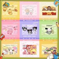 ราคา SANRIO 5ชิ้นการ์ตูน ซานริโอ โฟลเดอร์ไฟล์ที่มีปุ่มสแน็ปโฟลเดอร์ไฟล์พีวีซีกล่องปากกานักเรียนเครื่องเขียนกระเป๋าอุปกรณ์สํานักงานของขวัญ (49850799729)