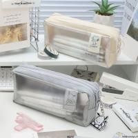 ราคา SANRIO กระเป๋าดินสอ กระเป๋าเครื่องเขียน ผ้าแคนวาส ลายการ์ตูน Snoopy น่ารัก จุของได้เยอะ มีหลายชั้น สีโปร่งใส (24156227891)