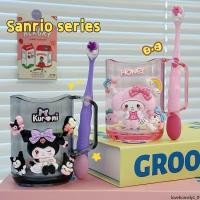 ราคา Sanrio Kuromi Melody Wash Cup แปรงสีฟันน้ํายาบ้วนปากชุดถ้วยชั้นวางแปรงสีฟันชุดถ้วยล้างเด็กขายส่ง (44206506861)
