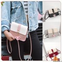 ราคา กระเป๋าสะพายไหล่สำหรับสตรีสไตล์เกาหลีทรงสี่เหลี่ยมกะทัดรัดทำจากหนัง PU กันน้ำ (43963936627)
