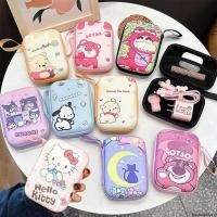 ราคา SANRIO กระเป๋าเก็บหูฟัง สายดาต้า Hello Kitty Kuromi กระเป๋าใส่เหรียญแบบพกพาน่ารัก (29487892776)