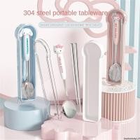 ราคา Sanrio เครื่องใช้บนโต๊ะอาหารแบบพกพา Hello Kitty Cinnamoroll My Melody สแตนเลสแบบพกพาช้อนตะเกียบชุดช้อนส้อม Camping ของขวัญ (27787897000)