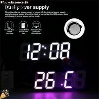 ราคา RcynviewCOD3D LED Digital Clock Luminous Wall Clock แฟชั่น Creative มัลติฟังก์ชั่น USB นาฬิกาอิเล็กทรอนิกส์ตกแต่งบ้าน BloomEssence COD (42162819619)