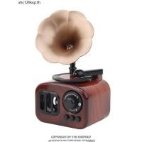 ราคา S hi Retro Nostalgic Old fashioned Gramophone ตกแต่ง Clockwork (42925618837)