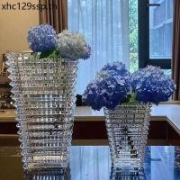 ราคา นอร์ดิก อิน สไตล์หรูหราแก้วคริสตัลสดใสแจกันระดับไฮเอนด์โต๊ะรับประทานอาหารตกแต่งโรงแรมตกแต่งห้องนั่งเล่นดอกไม้ (24197135569)