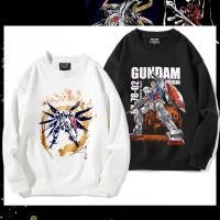ราคา Mobile Suit Gundam Crewneck Ink Wash Style Anime Sweatshirt Unisex Loose Fit Long Sleeve เสื้อสเวตเตอร์กันดั้ม (44023344850)